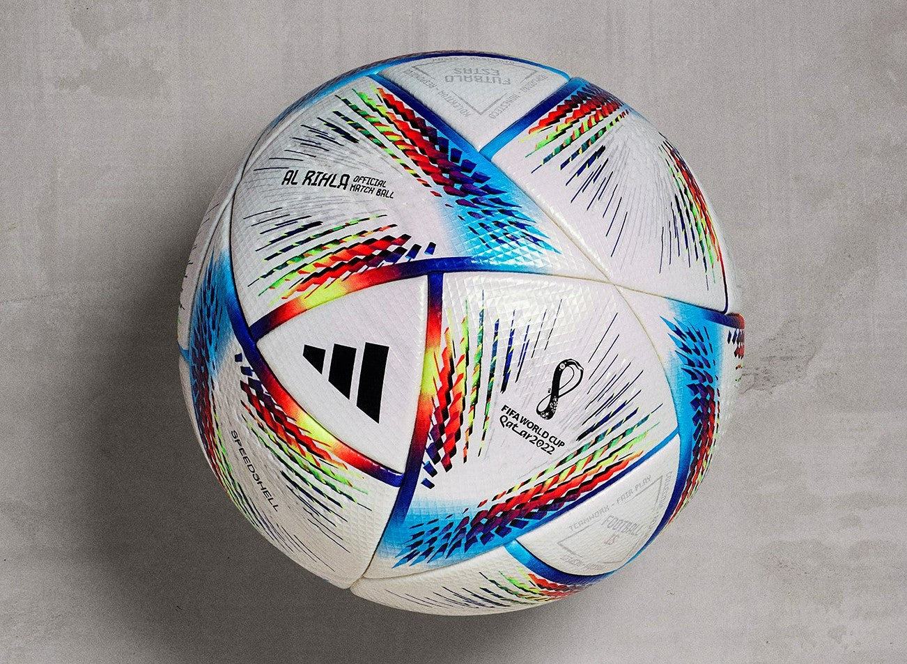 Match ball of FIFA Qatar 2022 AL RIHLA